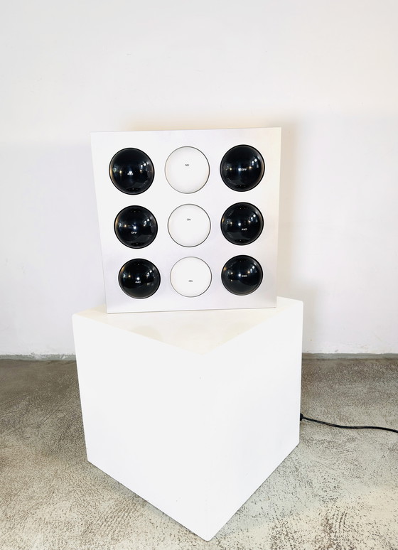 Image 1 of FIFTY FIFTY LAMP BY PAUL TALMAN FOR INTERAKTIVES LICHT, SWITZERLAND