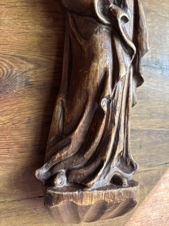 Image 1 of Escultura antigua de María con el Niño Jesús