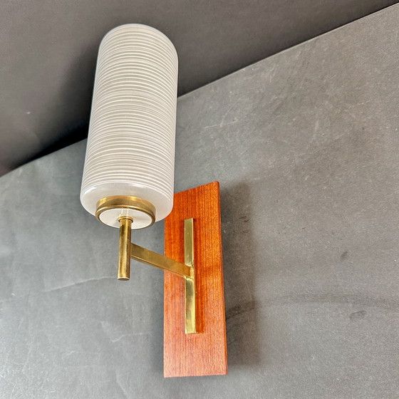 Image 1 of Midcentury teak wall light