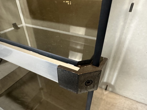 Image 1 of Meubles Hi-Fi au design vintage - verre fumé