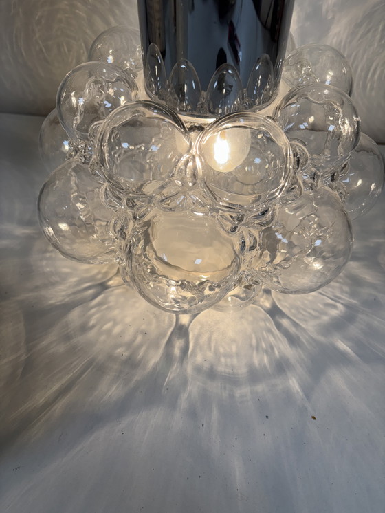 Image 1 of Vintage bubble glass pendant lamp by Helena Tynell for Limburg, 1960s, Germany