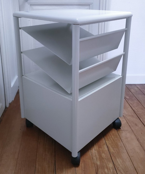 Image 1 of lacquered metal side table by agfa