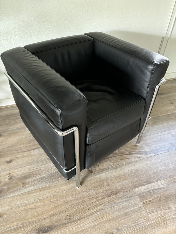 Image 1 of 1x Fauteuil Lc2 Cassina Le Corbusier