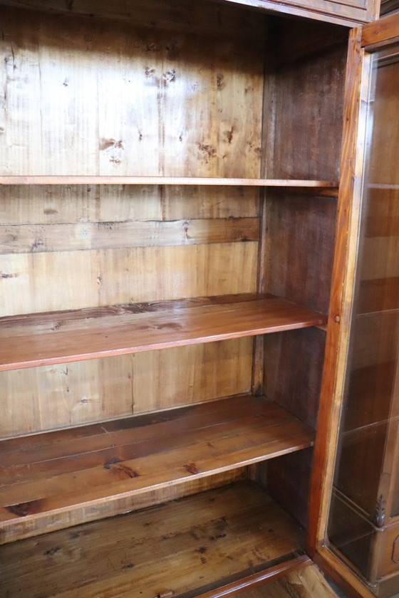 Image 1 of Set of 2 Bookcases in walnut, Italy late 19th century