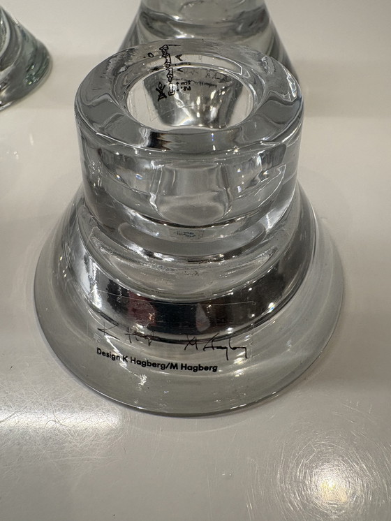 Image 1 of IKEA vintage 6x ceralinelichthouders kandelaar Hagberg