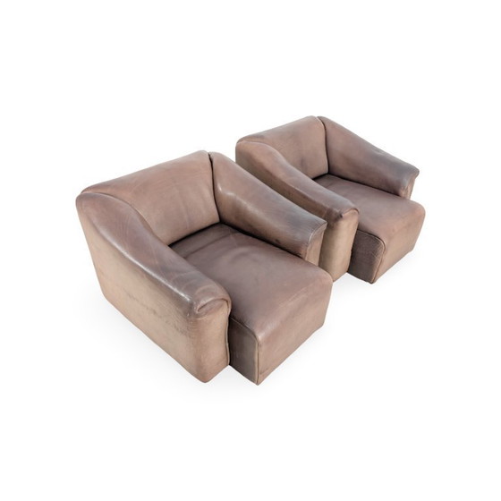 Image 1 of 2 poltrone Original de Sede DS 47 in pelle spessa