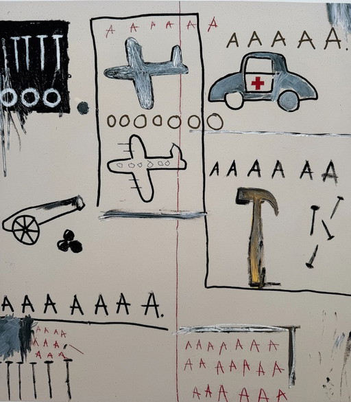 Jean Michel Basquiat (1960-1988), Zonder titel (Voertuigen), 1981, Copyright Estate van Jean Michel (photo 2 of 10)
