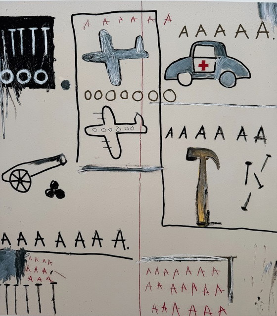 Jean Michel Basquiat (1960-1988), Zonder titel (Voertuigen), 1981, Copyright Estate van Jean Michel (photo 2 of 10)