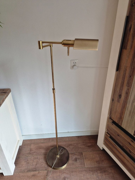 Lampada da terra Herda - Lampada da lettura - Stile notaio - Dimmer – Lampade da terra, Ottone (photo 6 of 9)