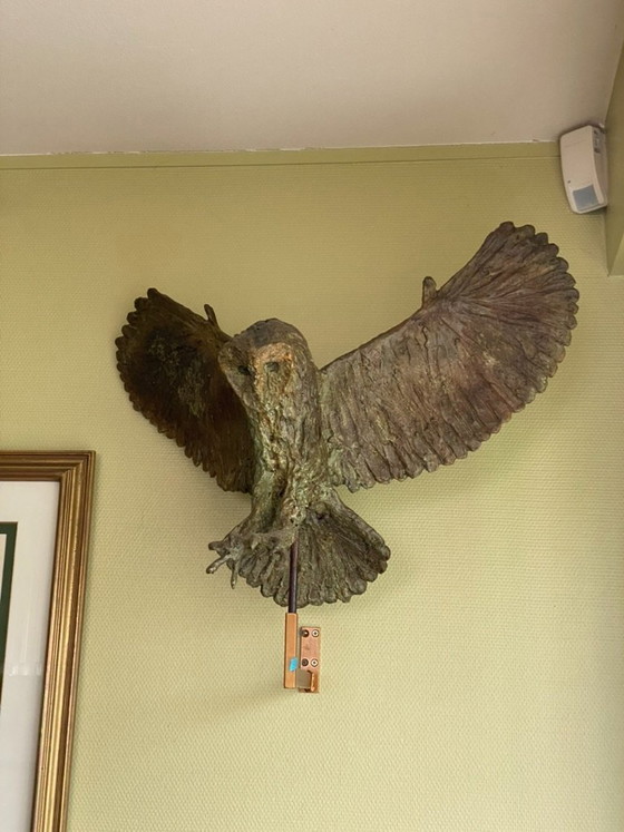 Image 1 of Owl sculpture by Erwin Peeters