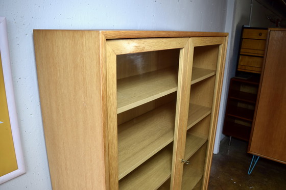 Image 1 of 1950s vintage display case showcase midcentury cabinet