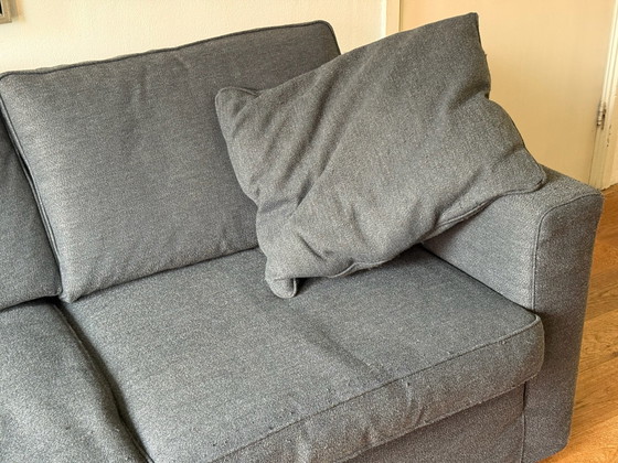 Linteloo easy living Dreisitzer Sofa Anthrazit, 3-5 Sitzer Sofas, Stoff, Grau (Foto 5 von 6)
