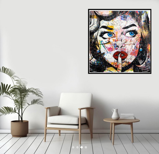 GONGAS - Suspicious Minds - Toile d'artiste