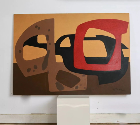 Image 1 of Formes Libres painting, 70s