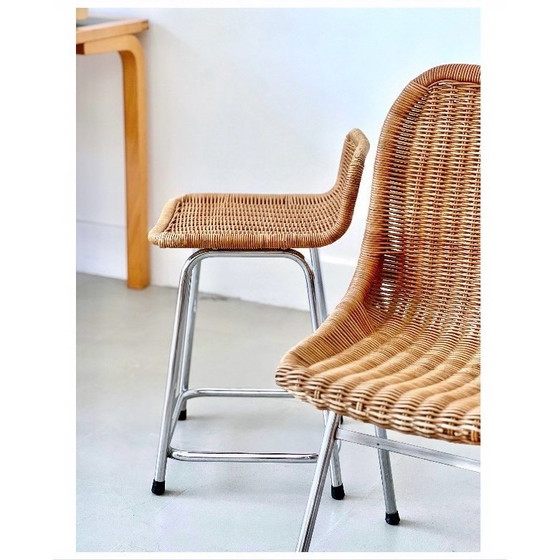 Image 1 of Barkruk vintage, Dirk van Sliedregt, Pays-Bas années 1970 (4 beschikbaar)