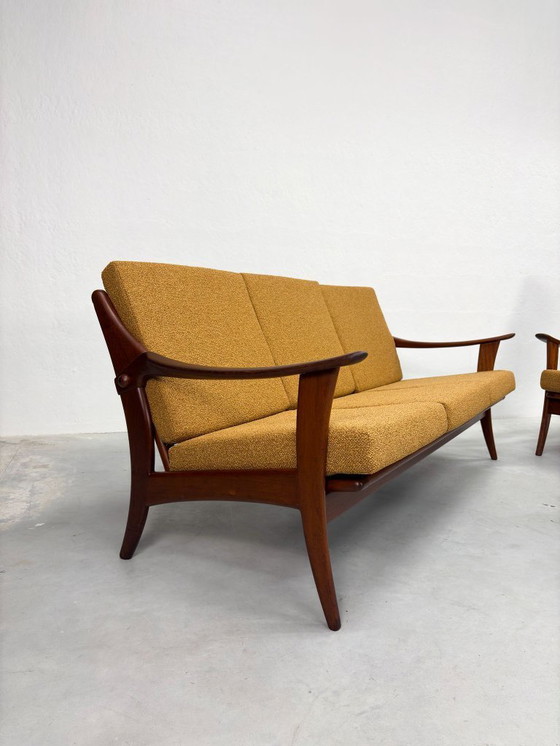 Image 1 of Vintage Mid-Century Lounge Set De Ster Geldermalsen
