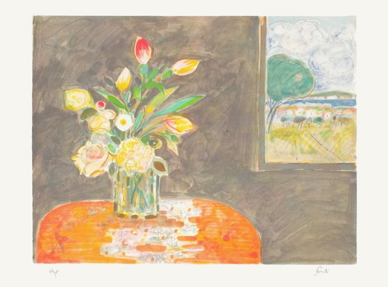 Image 1 of Gilles GORRITI Bouquet d'été Litografia firmata