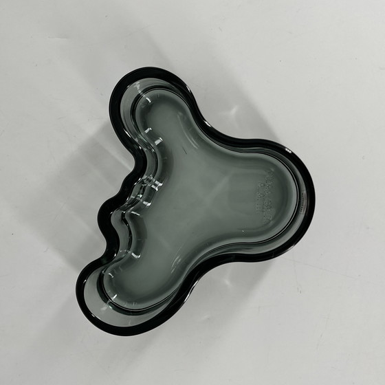 Image 1 of Iittala Alvar Aalto theelichthouder – rookgrijs glas