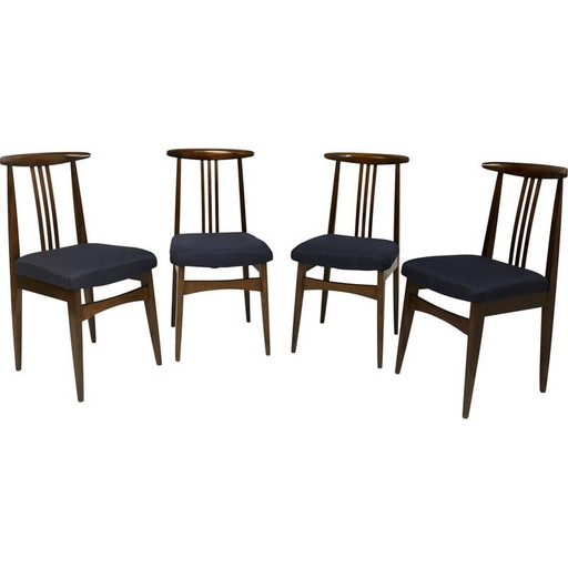 Set of 4 vintage chairs by M. Zieliński, 1960-1970