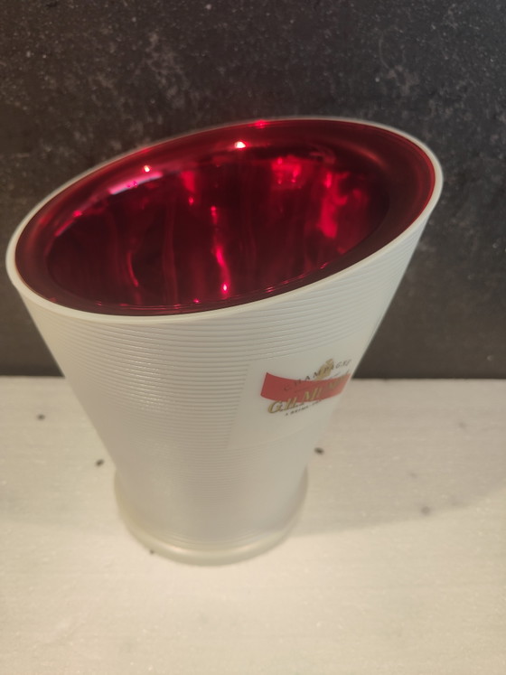 Image 1 of Refroidisseur à champagne français GH Mumm, seau à glace GH Mumm, refroidisseur de bouteille Mumm