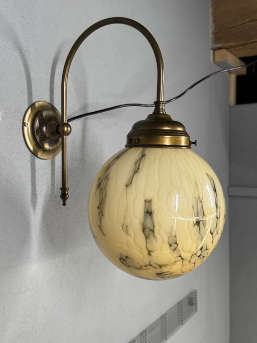 Aplique vintage jaspeado atmosférico de AGI Verlichting (Almelo)