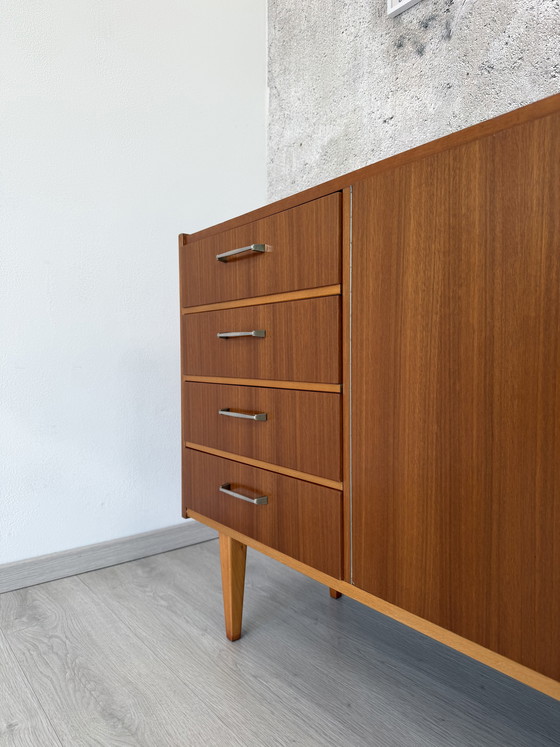 Image 1 of Mid-Century Sideboard / Chest of Drawers 1960s – Walnut – Vintage
