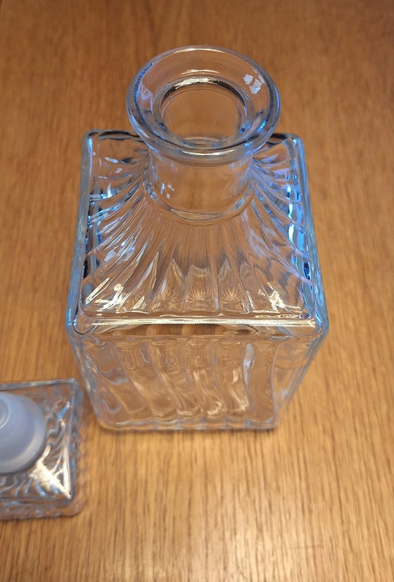 Decanter Whisky Vintage, Anni '60/'70, Bicchieri e caraffe, Vetro, Plastica, Trasparente (foto 7 di 8)