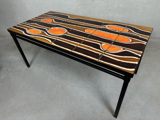 Vintage-Couchtisch – Keramik