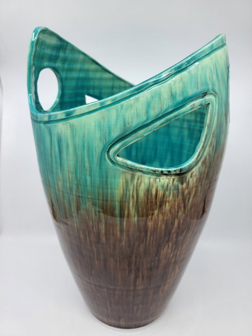 Accolay-Eiformvase aus Keramik, Frankreich, 1960