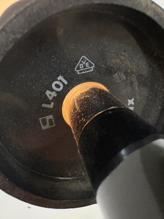 Image 1 of Lampada da terra vintage Staff Leuchten Spot cromata con lampada da terra nera modello L401 anni Sessanta