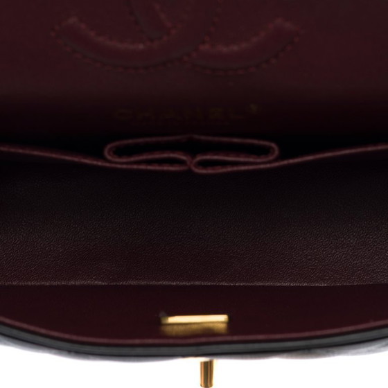 Image 1 of CHANEL Timeless/Classique Tasche aus schwarzem Leder - 103505
