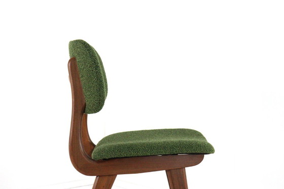 Image 1 of Set di 4 sedie da pranzo imbottite vintage