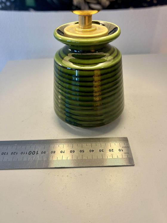 Image 1 of Modern, wireless lamp duo - upcycled from a vintage vase -