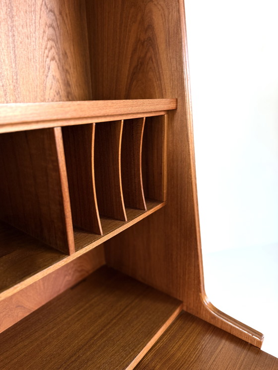 Image 1 of Vintage Danish teak secretary desk '60