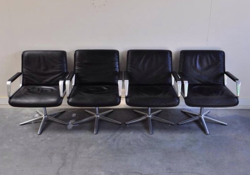 Four times vintage Wilkhahn Delta 2000 Design chairs 1960s