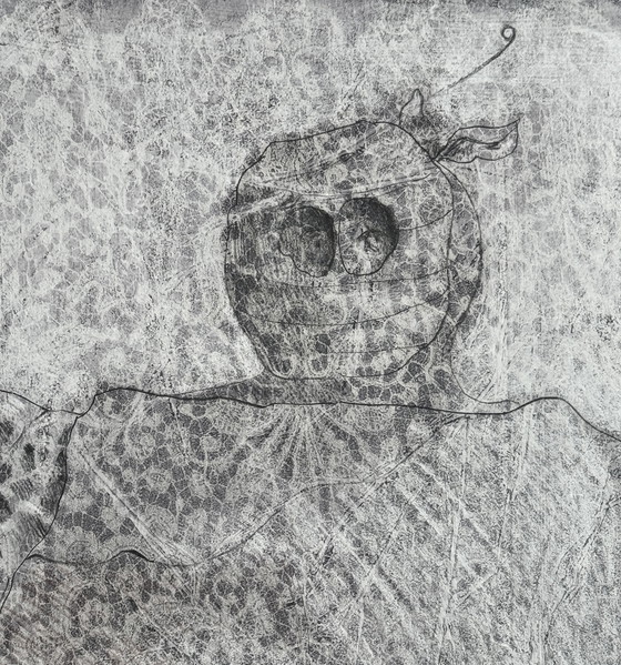 Image 1 of Robert Detheux "Erzwungene Stille" wunderschönes Gemälde von 1976