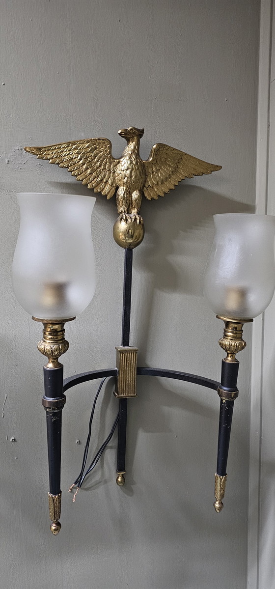 Image 1 of 2 wall lamps early 20th century