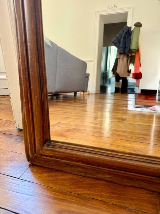 Image 1 of Miroir à poser en bois léger - charme vintage