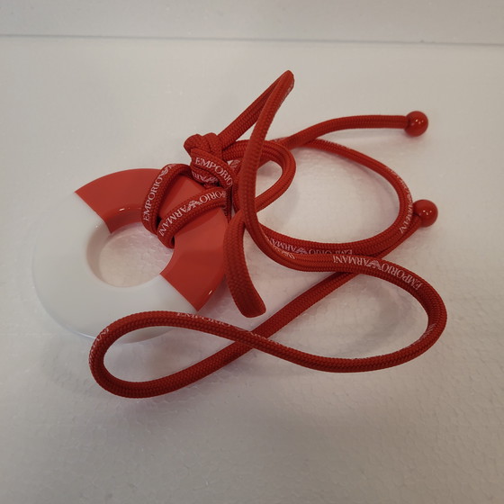 Image 1 of Collana bianca e rossa, Emporio Armani, anni 2010 - Italia