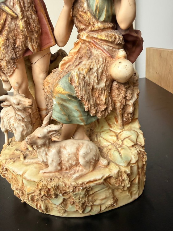 Un Auténtico Grupo Figural de Porcelana Antiguo Royal Dux Bohemia – Objetos decorativos, Porcelain (photo 5 of 12)