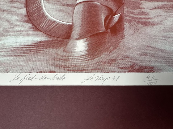 Image 1 of Genummerde zeefdruk - Camille De Taeye - Gesigneerd