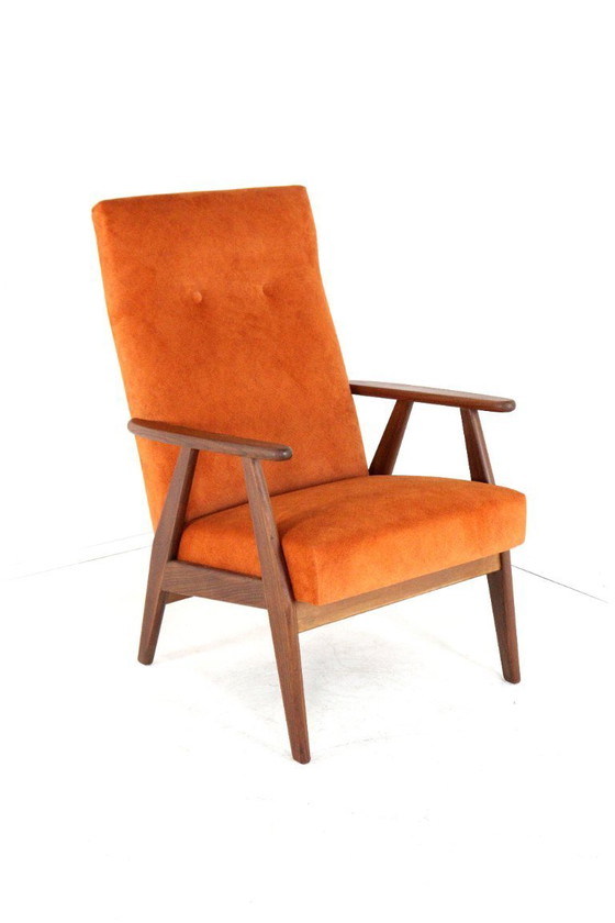 Image 1 of Vintage fauteuil 'Waalre' nieuw gestoffeerd