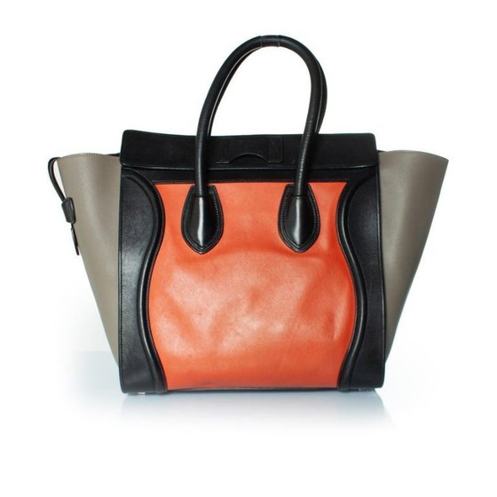 Image 1 of Celine, Tricolor leather luggage tote