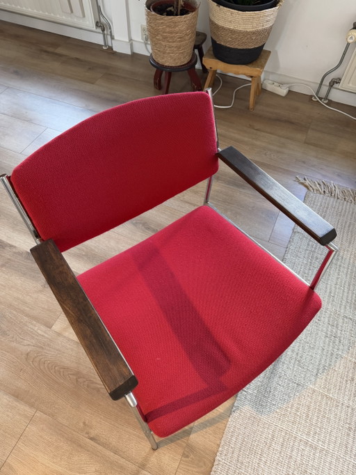 Set van 2 Gijs van der Sluis stoelen – fauteuils, Iron, Metal