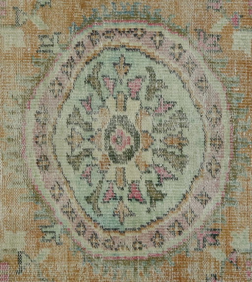 Tappeto turco vintage 240x156 cm – Tappeto in lana annodato a mano dai toni pastello tenui con motivo a (photo 2 of 10)