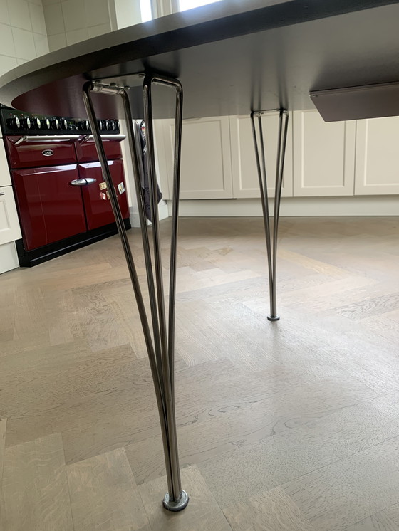 Image 1 of B614 superellipse table by Fritz Hansen 240x120