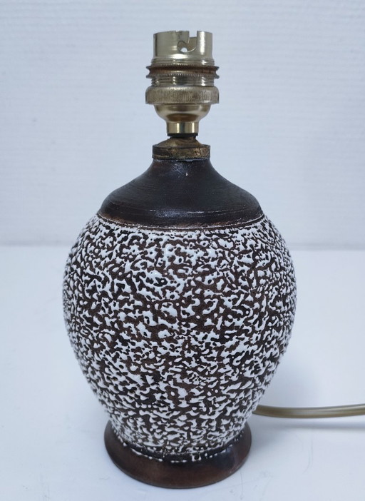 ceramic lamp in the style of Louis Dage Jean Besnard, 1930s