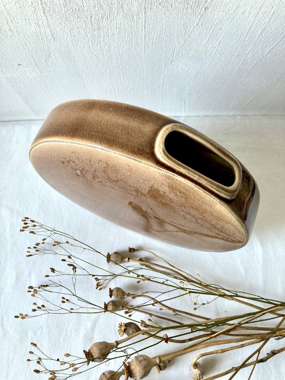Grote kalebasvormige craquelé geglazuurde aardewerk vaas, Sia Collection – Vazen, Keramiek (photo 7 of 23)