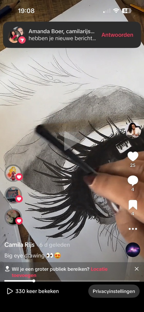 Image 1 of Disegno dell'occhio