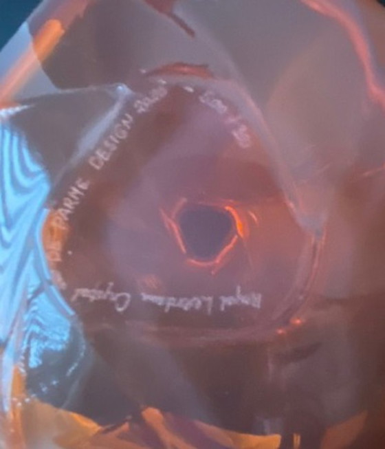 Image 1 of Vaso Royal Leerdam Arancione 2020 De Parme Design Lim. ed.